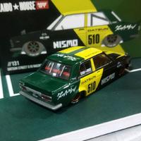 Gambar KAIDO HOUSE x Mini GT 131 DATSUN 510 BLUEBIRD NISMO Jun Imai hitam kuning hijau Diecast 1/64 - Unsealed dari Raiya Toys undefined 3 Tokopedia