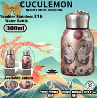 Gambar CucuLemon Mini Tumbler Termos Air Panas 300ml Botol Minum Stainless Steel Vaccum Bottles Portable coffee - 35-Burung pungguk-300ml dari cuculemon house undefined 1 Tokopedia