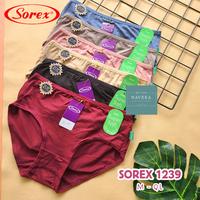 Gambar Cd Sorex 1239 1248 (3pc, 6pcs, 12pcs) Celana Dalam Wanita Dewasa Size Reguler Sampai Jumbo Bahan Katun Supersoft Top Brand - NVA0130 - M, 3 PCS dari Naveea undefined 3 Tokopedia