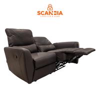 Gambar SCANDIA Heldig Sofa Recliner 2 Seater 155x95x103Cm Dark Brown - Kursi Santai Nyaman Coklat Gelap Tidur Mewah Reclining Keluarga Baca Empuk PU Anti Gores Ergonomis Modern Sandaran 2 Dudukan Ideal Ruang Keluarga Relax Relaxer dari SCANDIA Indonesia undefined 5 Tokopedia