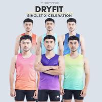 Gambar Best Seller Tiento Jersey Running Baju Olahraga Lari Pria Singlet Lekbong Kaos Dryfit Xceleration Men - Blue Sea, 3XL dari TIENTO INDONESIA undefined 1 Tokopedia