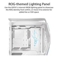 Gambar CASING ASUS ROG HYPERION GR701 White Edition - Full Tower E-ATX Case Tempered Glass (Free 4x PWM Fan) dari Techno Computer Bali undefined 4 Tokopedia