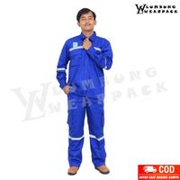 Gambar SETELAN WEARPACK SAFETY  POLOS - abu polos, M dari LUMBUNG WEARPACK undefined 5 Tokopedia
