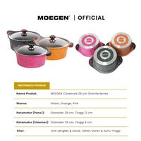 Gambar MOEGEN Casserole / Stock Pot 28cm Granite Series - Hitam dari Moegen Indonesia undefined 5 Tokopedia