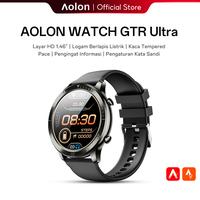 Gambar Aolon Gtr Ultra Smart watch Size 46mm BTCall Sports Smartwatch 100+Sports/Counting steps/Social media alerts/Calories/Calculator/Jam tangan kamera/Custom Wallpaper Jam tangan smart watch - Silver dari Aolon undefined 1 Tokopedia
