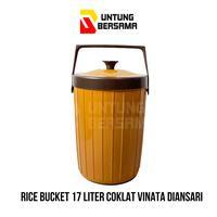 Gambar Rice Bucket 6 LT (1 KG) - TERMOS NASI 6 LT SERBAGUNA Plastik / Ukuran 6 LT - - VINATA 8 LITER COKLAT dari UntungBersamaPas undefined 4 Tokopedia