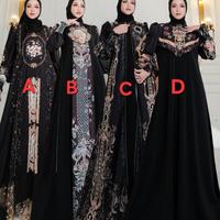 Gambar Black series gamis by zachya - B gamis saja, Allsize dari Zachya Boutique undefined 1 Tokopedia