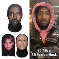 Gambar 3D Topeng Prank Halloween Masker Wajah Human Mask Full Face Cosplay Kanye Taylor Johnson Untuk Alat Peraga Prom Pertukaran Karakter - Kanye dari jimbarwana undefined 3 Tokopedia