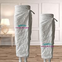 Gambar RESTU COLLECTION Rok Lilit Polos Premium Terlaris  Bahan Jaguar Fukuro Warna Denim  cocok untuk Seragam Kondangan Wisuda & Pesta Bawahan Kebaya Wanita - COKSU dari RESTU COLLETION undefined 5 Tokopedia