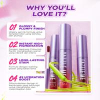 Gambar DAZZLE ME Ink-Gloss Lip Tint Watery Ink Gel Tahan Lama Hydrating Glossy Finish | Liptint - Ink-Gloss_R04 Toasty dari Beauty.Bar.Station undefined 4 Tokopedia