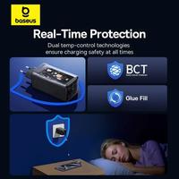 Gambar Baseus Adaptor Charger Gan6 Pro 100W EU 2 Type C 2 USB Output Kepala Casan Adaptor 100 Watt Super Fast Charging PD Power Delivery Qualcomm Quick Charge 100 Watt Original Ori - Putih dari Pampam Shop undefined 5 Tokopedia