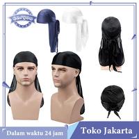 Gambar Durag Ikat Kepala Silk Durag Bandana Hip Hop Pirate Hat Bandana Chemo Cap dari Jenszec store undefined 2 Tokopedia