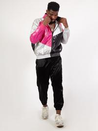Gambar OCWA CLAY RUNNING JACKET MULTI COLOR BLACK WHITE PINK FUCHSIA SILVER METALLIC JACKET - XS dari Ocwa Studio undefined 4 Tokopedia