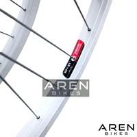 Gambar WHEELSET SEPEDA 24 x 1 3/8 ARAYA KP-81 ALLOY 36 HOLE LUBANG 36H VELG RIM RIMS ALUMUNIUM HUB FREEHUB JARI JARI RODA SEPEDA 24 PLUS 24x1 3/8 DEPAN /  BELAKANG SIAP PAKAI MINI BALAP 24+ PLUS - RODA DEPAN dari AREN BIKES undefined 3 Tokopedia