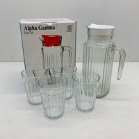 Gambar Pitcher Set 4 in 1 / Gelas Teko Kado isi 4 Bahan Kaca Murah / Pitcher Set 4 in 1 Import Sudah Termasuk Gelas | Teko Kaca Set | Set Peralatan Saji MInuman Teh Kopi - 4 gelas Betta dari ANANTA PUTRI PRAKUSYA undefined 1 Tokopedia
