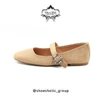 Gambar Sepatu Flatshoes Bludru Wanita  HX1586 [4 warna] - BLACK, 38 dari shoesholic online shopping undefined 3 Tokopedia
