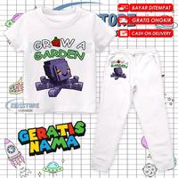 Gambar Setelan Anak Baju Kaos  Celana Jogger Fleece Premium GROW A GARDEN MIMIC OCTOPUS Free Nama - All Size - Fashion Unisex - Hitam, M dari Kidsstore13_NEW undefined 3 Tokopedia