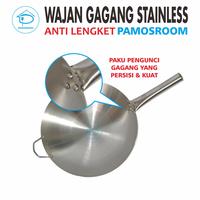 Gambar Calypso Kuali Wajan U 32cm Penggorengan Gagang Stainless Steel 32 cm - Gagang 36 CM dari pamosroom undefined 4 Tokopedia