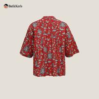 Gambar Batik Keris Outer Batik Lengan 3/4 Keris Krengga Winda 0770PFSX98 - Merah, S dari BATIK KERIS OFFICIAL undefined 2 Tokopedia