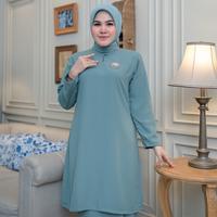 Gambar Setelan Kurung Melayu Aluna Terbaru Setelan Rok Aluna Melayu Terbaru Setrok Melay Polos Set Melayu Polos Baju Set Guru Setrok Tunik Polos Melayu Terbaru Muslim - Hitam, M dari dkhayru store undefined 3 Tokopedia