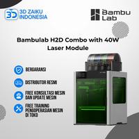 Gambar Bambulab H2D Combo with Laser Module Dual Nozzle AMS 2 Pro Multi Color Closed Loop Motor and Heated Chamber - H2D Combo with 10W Laser Module dari 3D Zaiku Indonesia undefined 1 Tokopedia