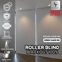 Gambar Blindspedia Roller Blind Bahan Blackout 100% Tahan Panas Bloking Cahaya 100% Tirai Gulung Modern Krey Gulung Blinds Custom Kain Pintu Ready Stock UV Proof Waterproof Custom Ukuran Terima Pemasangan - Curtain - 100(L) X 100(T), BPB 005 dari BLINDSPEDIA_NEW undefined 4 Tokopedia