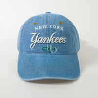 Gambar MLB NY Yankees Color Denim Varsity Unstructured Ball Cap Light Blue (3ACPD035N-50BLL) dari High Gentlemen & Ladies undefined 3 Tokopedia