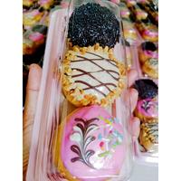 Gambar (ISI 20) Mika BG 17 / Tray Bolu Gulung Mini Donat Mochi isi 3 - Coklat dari Sedepa Store undefined 3 Tokopedia