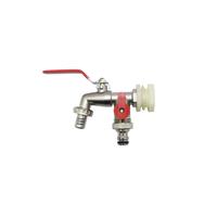 Gambar 1/2'' IBC Water Tank Connector Tap 2-Way Garden Hose Splitter Irrigation Faucet Adapter Filter Joint Replacement Fitting Ball Va dari PANPANG KERUPUK TERRBRARRU undefined 3 Tokopedia