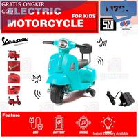 Gambar JUAL Mainan Motor Listrik Anak AKI VESPA MINI PIAGGIO M788 dari jakartaeloktronik undefined 1 Tokopedia