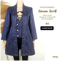 Gambar Kutubaru tenun lurik by LARISSO (atasan blouse kutubaru tenun lurik, kancing depan) - 2 dari RPM FASHION undefined 2 Tokopedia