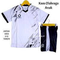 Gambar Jersey bola Baju Futsal Anak Jersey Junior Kaos Olahraga Anak SD Usia 5-13 Tahun Volly Sport Outdoor - PUTIH TURKIS KRISTAL, M dari Gudang Jersey.id undefined 4 Tokopedia