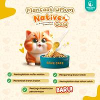 Gambar Olive Care Vitamin Kucing NATIVE+ Flash Sale 110g Suplemen Berkualitas Tinggi untuk Nafsu Makan Menambah Berat Badan Ideal Multivitamin Sehat Protein Tinggi Penggemuk Aman Efektif Nutrisi Optimal Pertumbuhan Vitalitas Solusi Kurus Daya Tahan Tubuh - NATIVE GOLD, 1 NATIVE dari Native Plus ID undefined 5 Tokopedia
