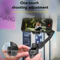 Gambar AOCHUAN Smart Gimbal Stabilizer X2 With built-in extension pole and LED display For iPhone and Android Smartphone Gimbal Black dari AGEN GROSIRR KRDUS TRRBARRRU undefined 4 Tokopedia