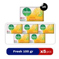 Gambar Paket Murah Sabun Mandi Batang Dettol Original / Lasting Fresh / Fresh / Re-Energize / Cool / Skincare Bar Soap 100 gr x5 Pcs - Original dari Francy Shop undefined 3 Tokopedia