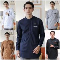 Gambar BAJU KOKO KURTA DEWASA LENGAN PANJANG ALONG COLLECTION - NAVY, M dari ALONG COLLECTION undefined 1 Tokopedia