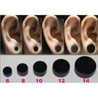 Gambar Anting Magnet Pria Tanpa Tindik (1 Kuping)/ Anting  Hitam Magnet Keren - hitam 8 mm dari WStore98 undefined 4 Tokopedia