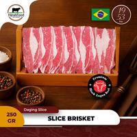 Gambar Hijrahfood 1953 Black Angus Beef Slice Brisket Grain-Fed | Daging Sapi Brisket Iris Tipis dari Hijrahfood Meatshop undefined 1 Tokopedia
