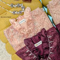 Gambar KCJ Boutique - Tunik ATIKAH Furing Tile Kombinasi Brukat Mewah - Mauve, Atasan saja dari KCJ BOUTIQUE BANDUNG undefined 4 Tokopedia