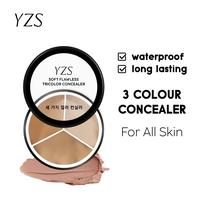 Gambar Plus Spon Terlur - YZS Concealer 3 Warna Natural Skin Waterproof Menutup Flek Hitam Bekas Jerawat Foundation Wajah dari YZS Beauty undefined 4 Tokopedia