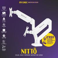Gambar Sades Ryunix Monitor Arm Itto & Monitor Arm Dual Nitto - Itto Single Black dari Sades Ryunix Official undefined 1 Tokopedia