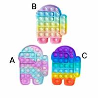 Gambar Pop It Among Us Series Pop Its Fidget Toy Tiktok Anti Stress - C.rainbow dari fisa la best undefined 1 Tokopedia