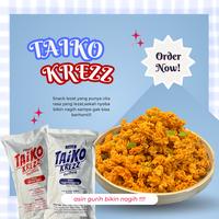 Gambar COD Taiko Krezz 500g/1000g, camilan/makanan kembung/ puffed, citarasa baik, renyah dan lezat, makanan puffed daribahan baku berkualitas, renyah dan tidakterlupakan - 500g sapi dari DiliDili.Shop undefined 1 Tokopedia