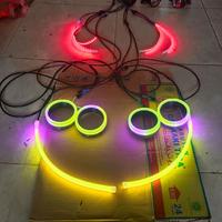 Gambar Paket Lampu Alis Devil Shroud RGB Lengkap Double Biled Mobil dari BLED AUTO undefined 4 Tokopedia