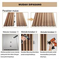Gambar 5/10/15/20 PCS [2.9 meter*16 cm] Wood WPC Wall panel WPC Wall panel Dinding Anti Rayap Dan Anti Air Wood Panel WPC / Wall Panel PVC /Wallpanel Pvc Dinding / Panel Dinding Motif Kayu - Y9-18(lebih kencang), 15pcs dari Ecological-Home undefined 5 Tokopedia