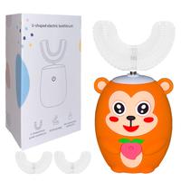 Gambar Kids U Shaped Electric Toothbrush Cartoon Automatic Cleaning Ada Accepted Sonic Pro Whitening Dinosaur Wireless Tooth Brush - K10-Pink dari wovuge245 undefined 1 Tokopedia