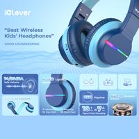Gambar iClever BTH12 Kids Over Ear Headphone Anak Bluetooth & Kabel with Mic RGB - Black dari Experia Verse undefined 5 Tokopedia