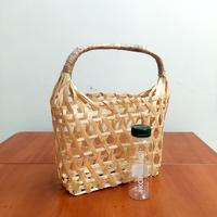 Gambar Tas Keranjang Bambu / Tas Anyaman Bambu / Tas Souvenir Bambu / Tas Hampers Anyaman - M dari Kerajinan Bambu Kaniswara undefined 4 Tokopedia