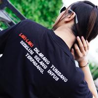 Gambar T-SHIRT Dilarang Tumbang  | LENGAN PENDEK | Cutton Combed 24s | Distro | Markaskaos.id - Hitam, S dari Markaskaos.id undefined 3 Tokopedia