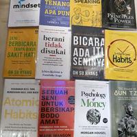 Gambar PAKET 12 BUKU MURAH BEST SELLER THE PSYCHOLOGY OF MONEY THE PRINCIPLES OF POWER THE POWER OF SUN TZU MINDSET RAHASIA BERSIKAP TENANG DALAM KONDISI APA PUN IS IT BAD OR GOOD HABITS SEBUAH SENI BERSIKAP BODO AMAT BERANI TIDAK DI SUKAI BICARA ITU ADA SENINYA dari BILAL BOOK STORE undefined 4 Tokopedia